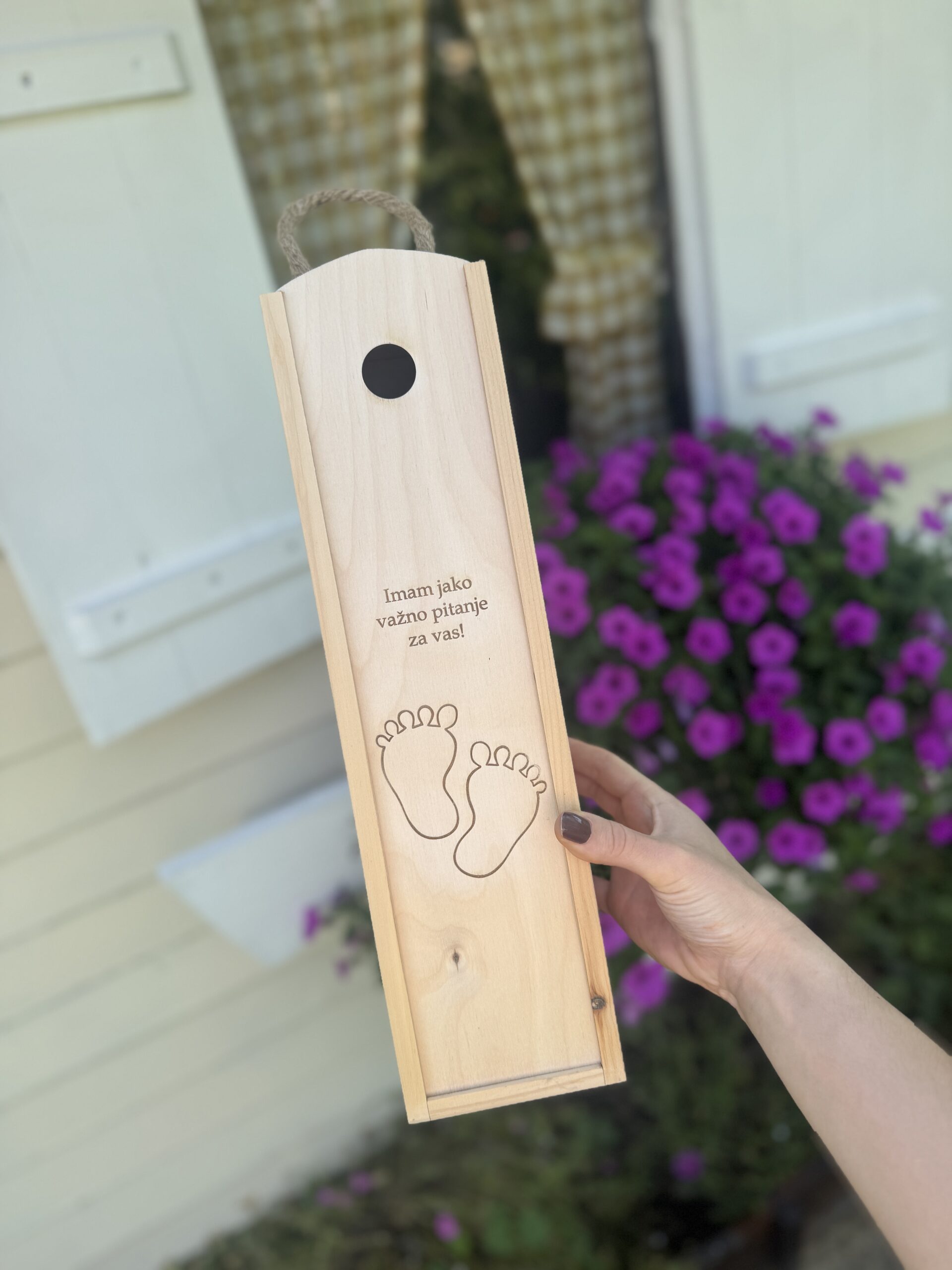 Kutija za vino- upit za kumstvo