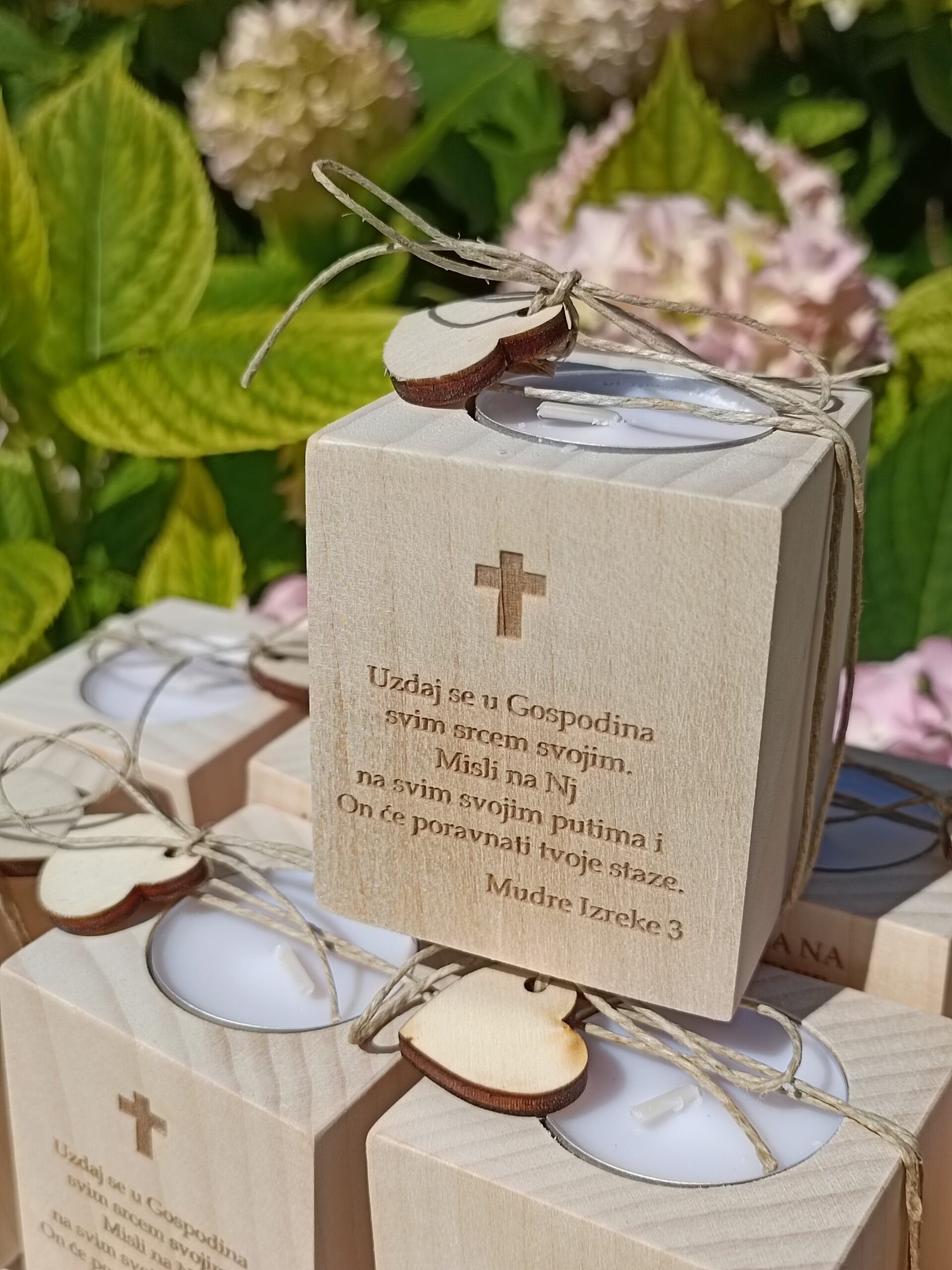 Zahvalnica za krštenje - svijećnjak - Slika 5