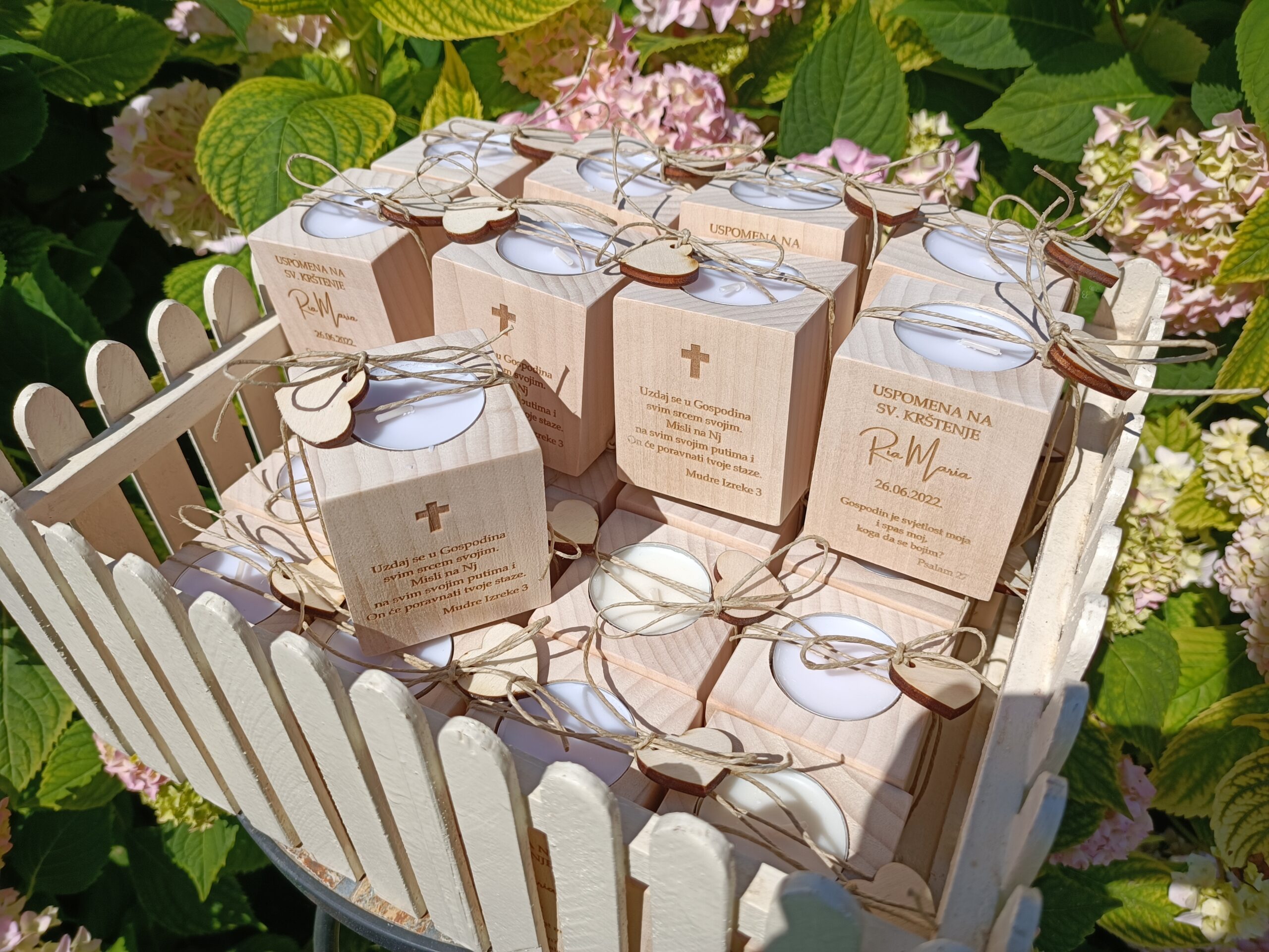 Zahvalnica za krštenje - svijećnjak - Slika 4