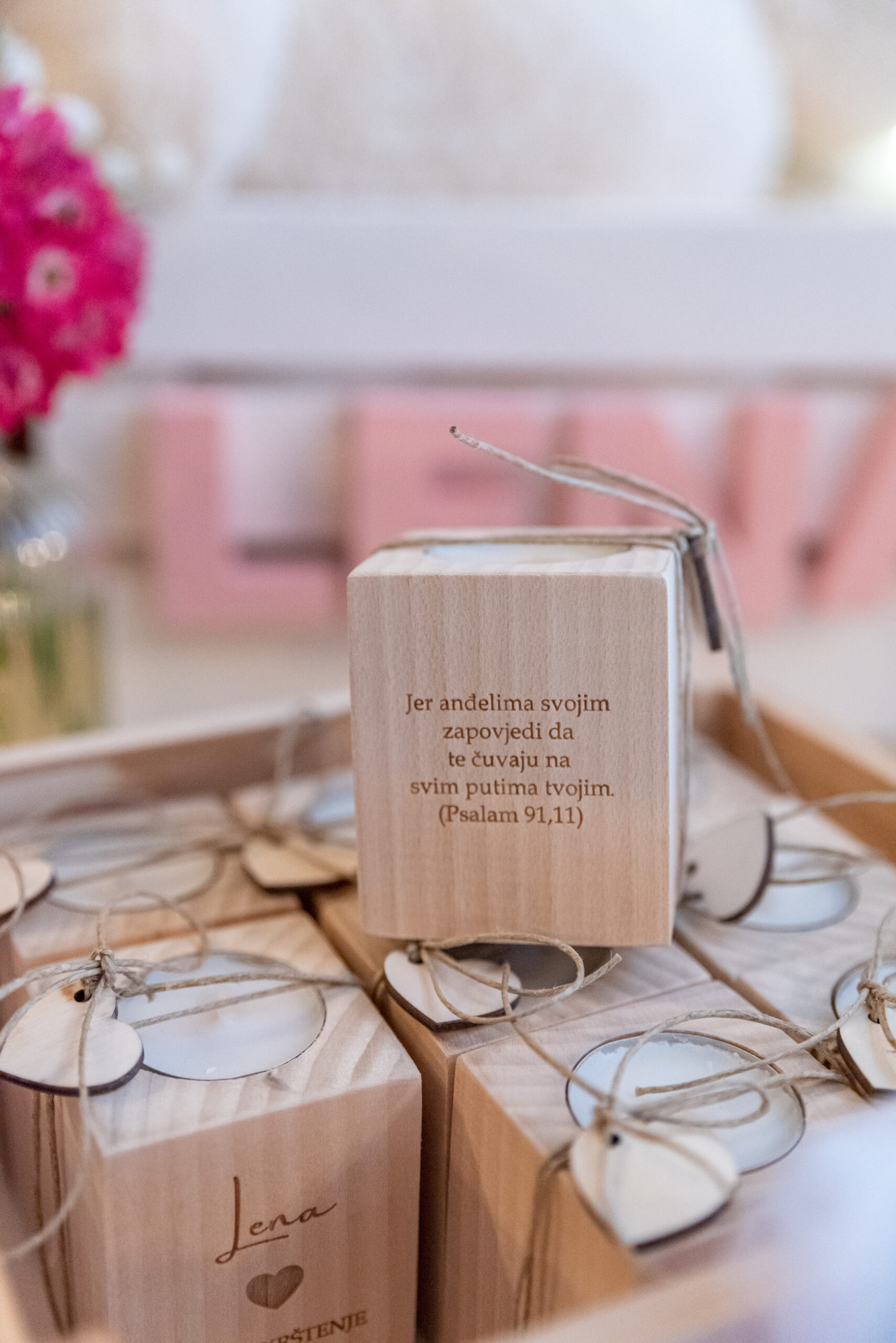 Zahvalnica za krštenje - svijećnjak - Slika 2