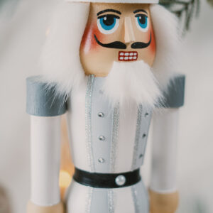 Orašar 40 cm - white snow