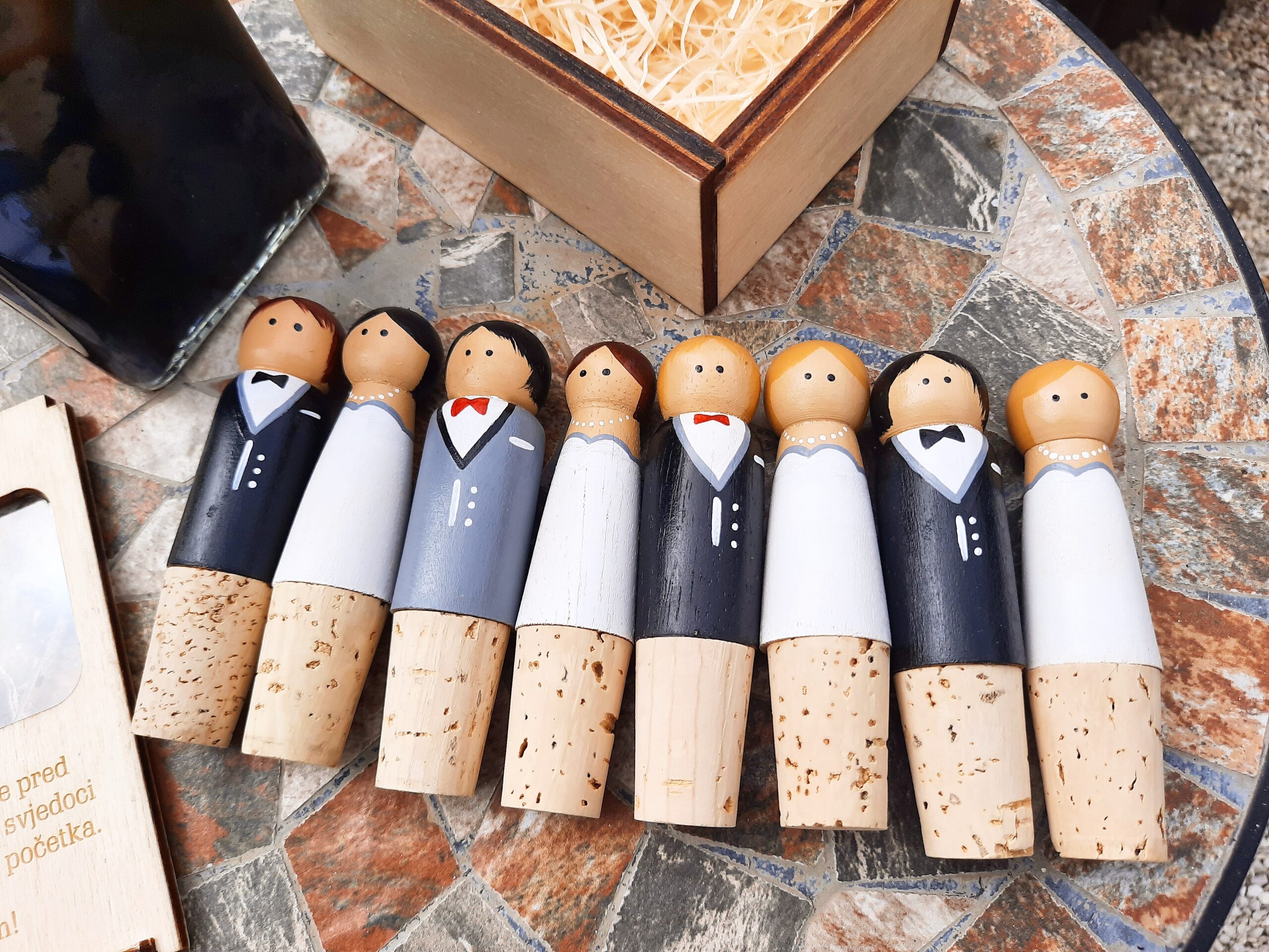 Zahvalnice za vjenčanje- pluteni čepovi