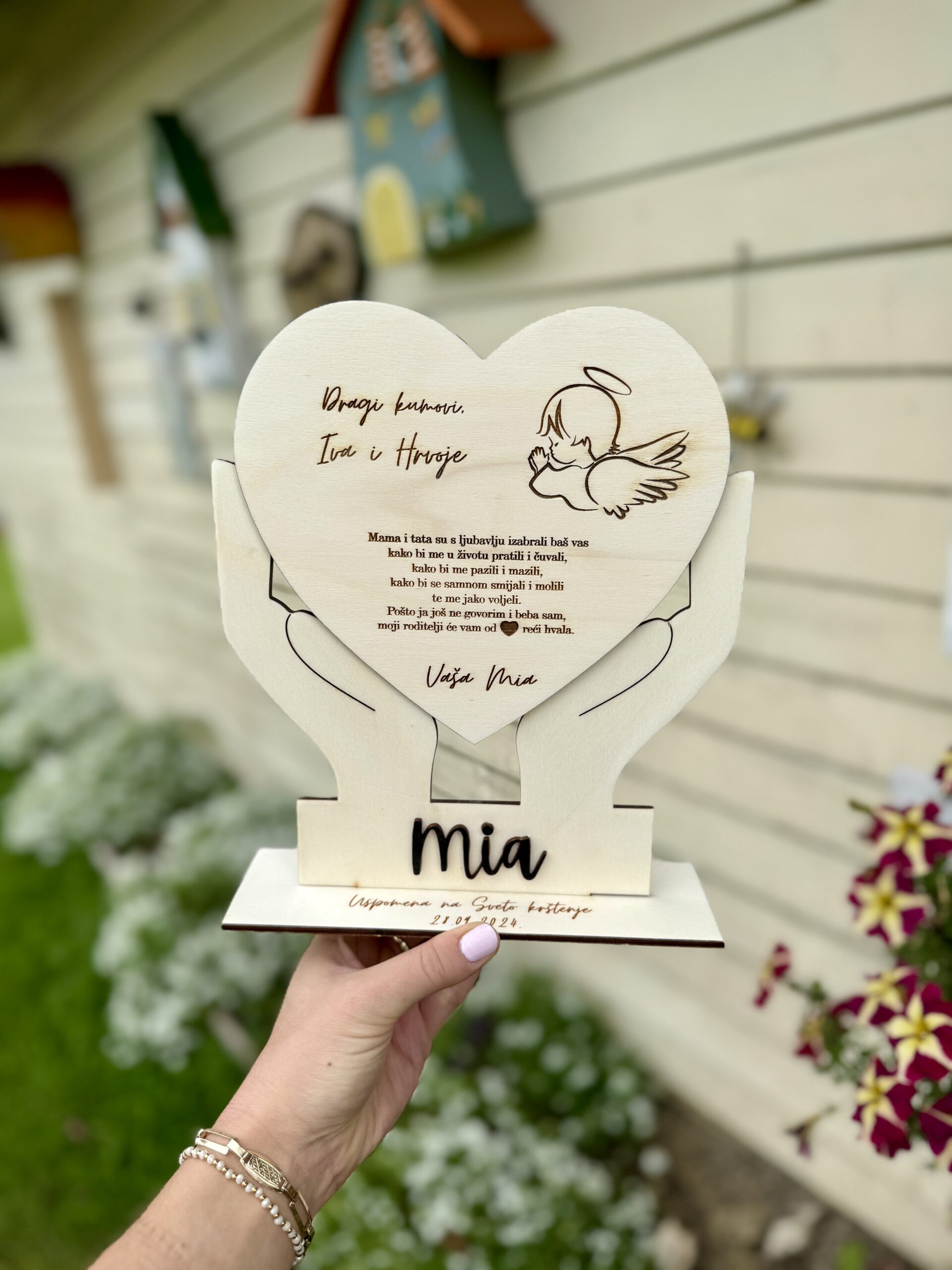 Uspomena na Sveto krštenje (srce) - Slika 3