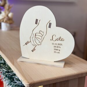 Uspomena na rođenje- stalak za 2 narukvice