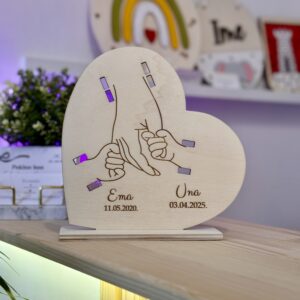 Uspomena na rođenje- stalak za 4 narukvice