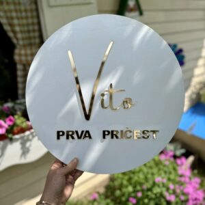 Krug za Prvu pričest + ime