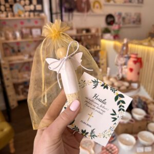 Zahvalnica za Prvu svetu pričest - anđeo na plutenom čepu