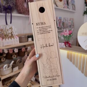 Kutija za vino- za vjenčanu kumu