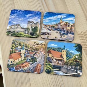 Podlošci za čaše/šalice (set od 4 komada)- Samobor