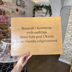 UV print na drvenoj ploči